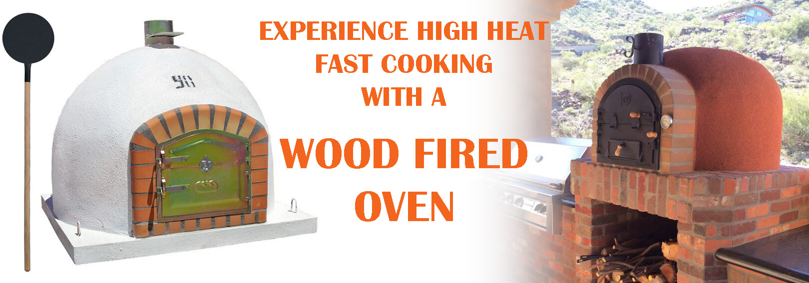 Our Wood Fired Ovens are Hand Crafted and will withstand incredibly high temperatures ideal for outdoor cooking in your garden.