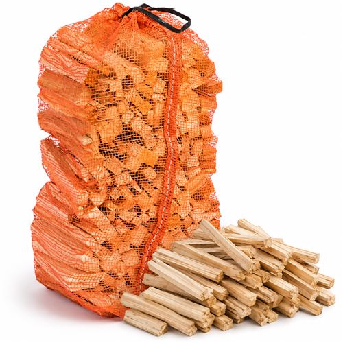 Kindling in a Net Bag - Easy and Safe Firestarters