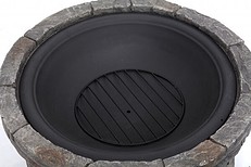 Stone Garden Fire Pit Empty