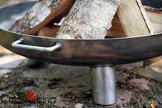Bali Steel Fire Pit with 80cm Fire Bowl