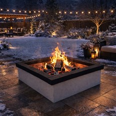 Enjoy the Fire Pit in Winter