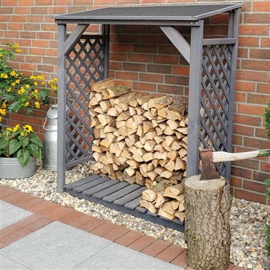 Grey Speyer Modern Firewood Log Store