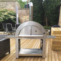 Large Stainless Steel Wood Fired Pizza Oven Package