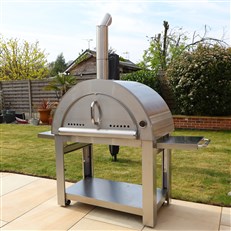 Large Stainless Steel Wood Fired Pizza Oven Package