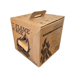 Flame Box with Kiln Dried Birch Firewood & Fire Starters