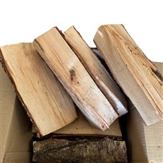 Flame Box with Kiln Dried Birch Firewood & Fire Starters