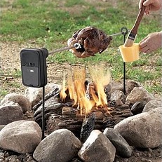 Grizzly Spit Fire Pit BBQ Rotisserie
