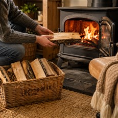 Firewood Kiln Dried Hardwood Log Bulk Bag